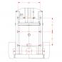 KU303 W=335/30/22 mm-6H 8002736 La Walterscheid® Kupplungsböcke KK Walterscheid® Kupplungsbock KU303NKK - 8002736