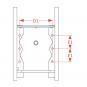 KU341 W=329/32/25 mm-9H 8002915 La Walterscheid® Anhängetechnik Walterscheid® Kupplungsbock KU341L - 8002915