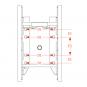 KU395 W=309/30/22 mm-8H 8003715 La Walterscheid® Kupplungsböcke KK Walterscheid® Kupplungsbock KU395L - 8003715
