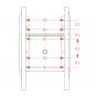 KU356 W=335/30/22 mm-8H 8004469 La Walterscheid® Hitches Walterscheid® Quick adjustable support KU356L – 8004469