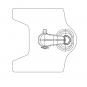 P50 0/0/300/0/300/0/0/45 mm 8004536 La Walterscheid® Anhängetechnik Walterscheid® Pitoneinschweissplatte PEP5345-300 - 8004536