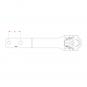 KK80 2/150/2096/51/200/0/0/63,5 mm 8004601 La Walterscheid® Anhängetechnik Walterscheid® Kugelbalken KBa8384W15 - 8004601