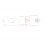 KK80 1/0/1705/52/340/1/101/60-55 mm 8004807 La Walterscheid® Kugelbalken KBa Walterscheid® Kugelbalken KBa8846OB - 8004807