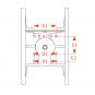 KU347 W=329/32/25 mm-8H 8004832 La Walterscheid® Kupplungsböcke KK Walterscheid® Kupplungsbock KU347L - 8004832