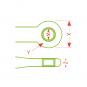 50x110x30-160x160-80x80-8H-21 mm 8005148 La Walterscheid® Zugösen Walterscheid® Zugöse ZoD5168 - 8005148