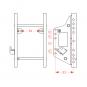 KU351 W=335/30/22 mm-9H 8005196 La Walterscheid® Anhängetechnik Walterscheid® Kupplungsbock KU351BT - 8005196