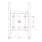 KU370 W=309/30/22 mm-9H 8005245 La Walterscheid® Technique d’attelage Walterscheid® Support d’attelage KU370L - 8005245