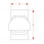 100x170-3HD57x26 mm 8005360 La Walterscheid® Anhängetechnik Walterscheid® Kalotte ZKK80-157 - 8005360