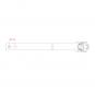 KK80 2/113/2535/72,5-52/127/0/0/75 mm 8005379 La Walterscheid® Hitches Walterscheid® Insert of Drawbar KBa8849W15