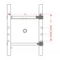 KU342 W=389/32/25 mm-9H 8005381 La Walterscheid® Hitches Walterscheid® Quick adjustable support KU342WL – 8005381