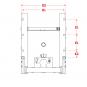 KU345 W=389/32/25 mm-6H 8005463 La Walterscheid® Anhängetechnik Walterscheid® Kupplungsbock KU345WKK1 - 8005463