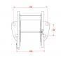 KU359 W=293/30/22 mm-7H 8005514 La Walterscheid® Hitches Walterscheid® Quick adjustable support KU359L – 8005514