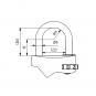 135x60x70 mm 8005662 La Walterscheid® Kalotten Walterscheid® Diebstahlsicherung ZKK80 BS-WAL - 8005662